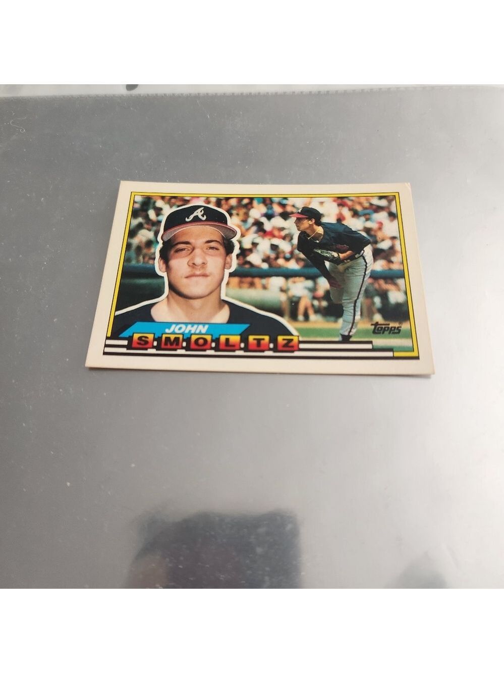 JOHN SMOLTZ 1989 TOPPS BIG BASEBALL  MINT ROOKIE RC CARD #260